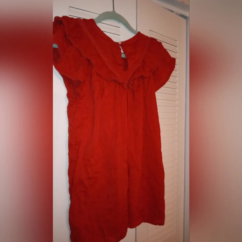 Red  Ruffle Top - Picture 6 of 6